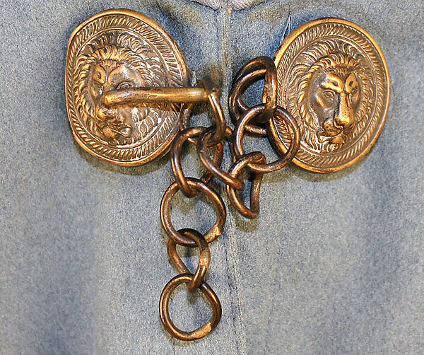 Military cape, wool, metal, Italian