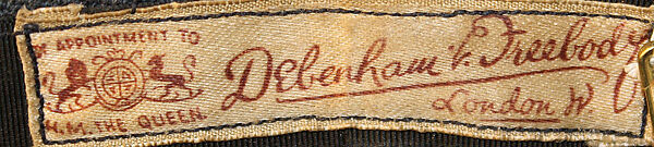 Uniform, Debenham &amp; Freebody (London), wool, British