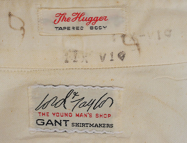 Shirt, Lord &amp; Taylor (American, founded 1826), cotton, American