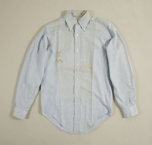 Shirt, Lord &amp; Taylor (American, founded 1826), cotton, American 