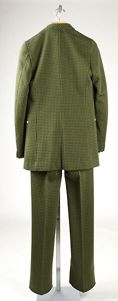Ensemble, Pierre Cardin (French (born Italy), San Biagio di Callalta 1922–2020 Neuilly), wool, plastic, metal, French