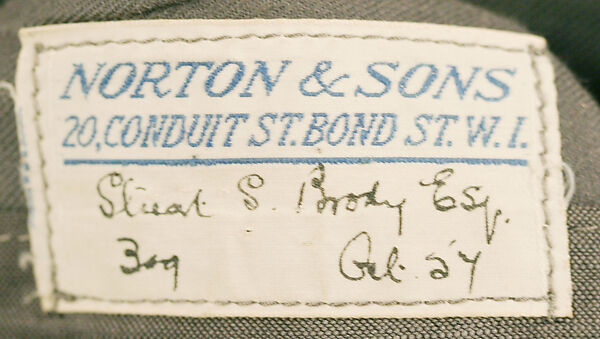 Suit, silk, wool, British