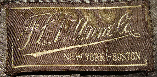 Overcoat, wool, silk, American