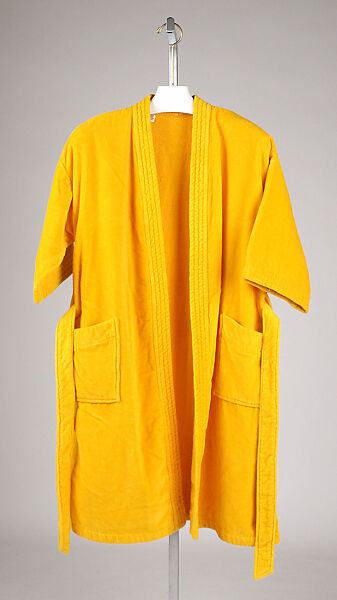 Bathrobe, Brooks Brothers (American, founded 1818), cotton, American 