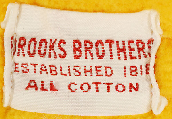 Bathrobe, Brooks Brothers (American, founded 1818), cotton, American