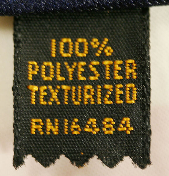 Uniform accessory set, polyester, cotton, plastic, leather, American