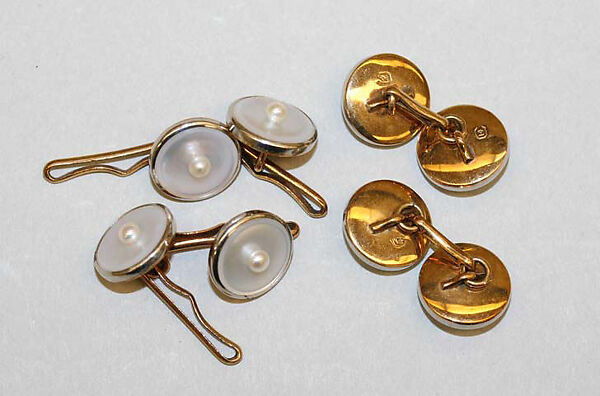 Ensemble, wool, cotton, silk, linen, leather, fur, metal, American