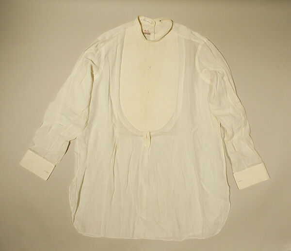 Ensemble, wool, cotton, silk, linen, leather, fur, metal, American