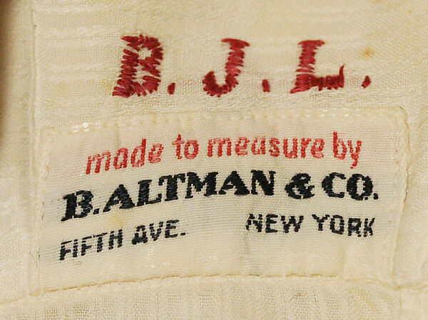 Ensemble, wool, cotton, silk, linen, leather, fur, metal, American