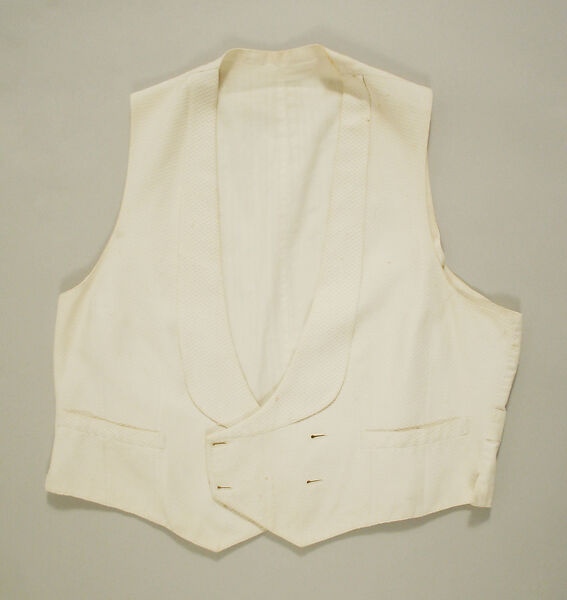 Ensemble, wool, cotton, silk, linen, leather, fur, metal, American