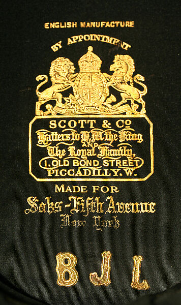 Ensemble, wool, cotton, silk, linen, leather, fur, metal, American