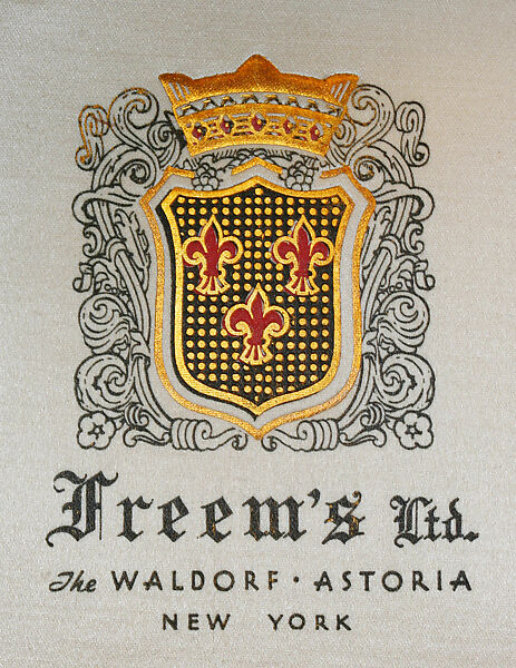 Ensemble, wool, cotton, silk, linen, leather, fur, metal, American