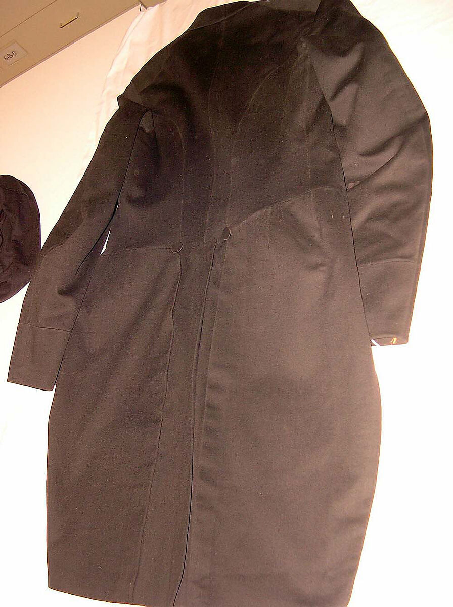 Wedding suit, wool, silk, American