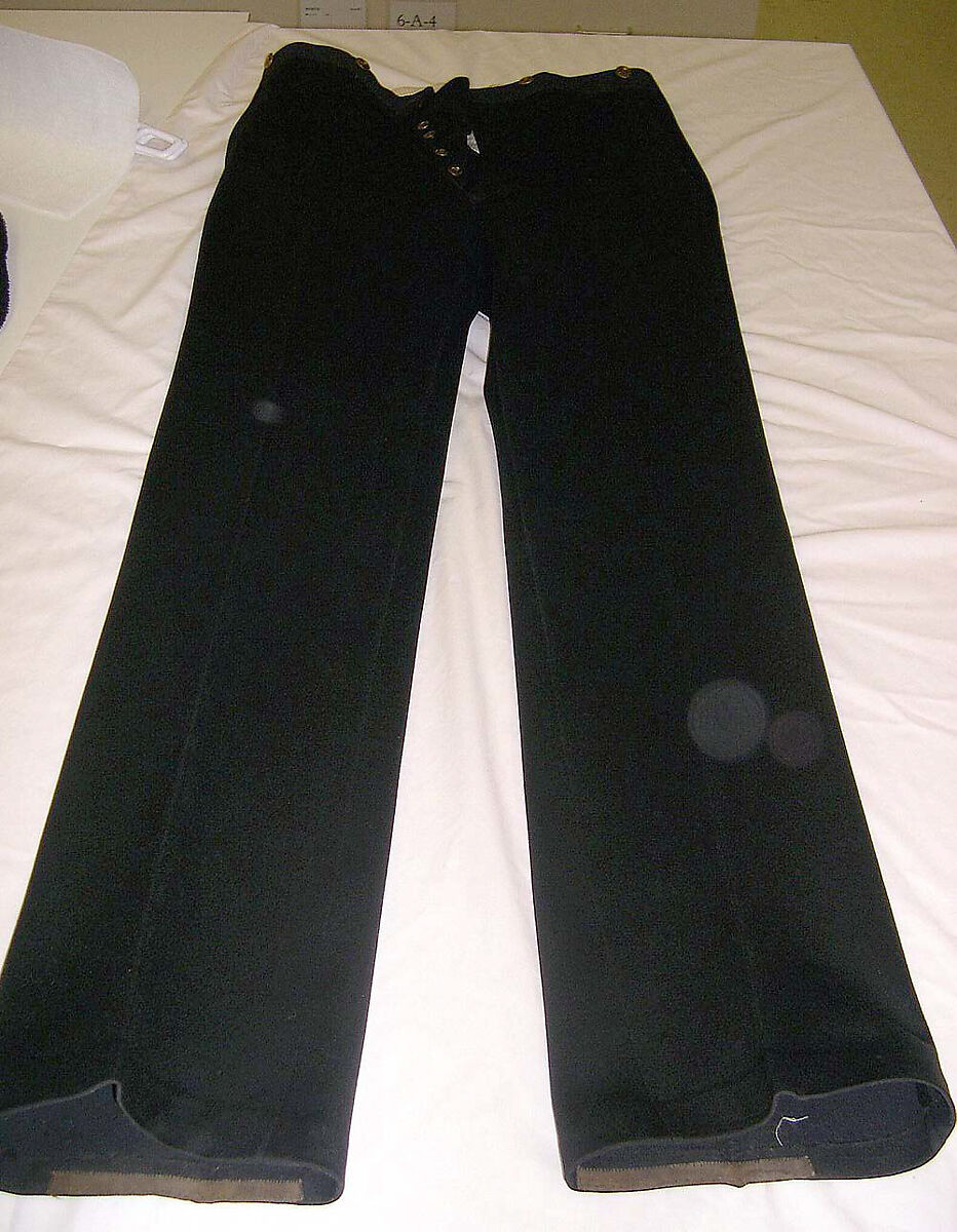 Wedding suit, wool, silk, American