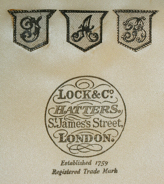 Hunting ensemble, (l) James Lock &amp; Co. Ltd (British, founded 1676), wool, cotton, leather, British