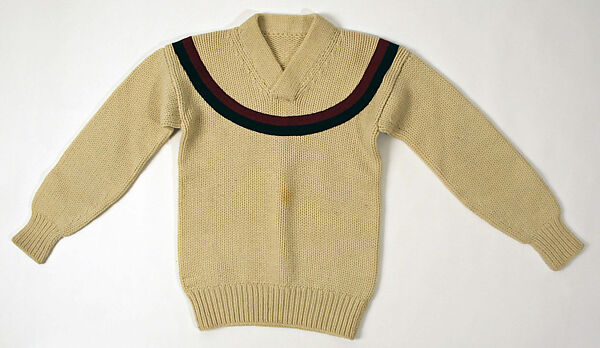 Sweater, A. G. Spalding &amp; Bros., wool, American 