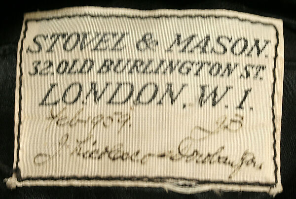 Coat, Stovel &amp; Mason (British), wool, British