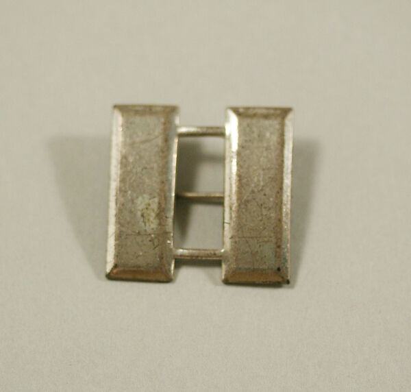 Accessory set, (a–c) metal
(d, e) silver, American