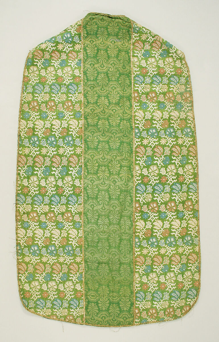 Set of vestments, Wool, silk, Spanish