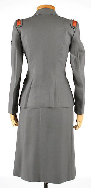 Uniform, (a-c, e-r) suit, Mollie Parnis (American, 1902–1992), wool, American