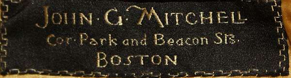 Hunting ensemble, wool, silk, metal, American