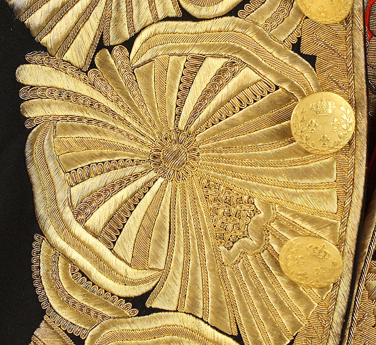 Court ensemble, wool, gold, silk, Italian