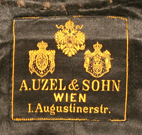 Coat, wool, metallic, American or European