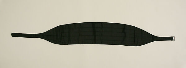 Evening suit, wool, silk, American