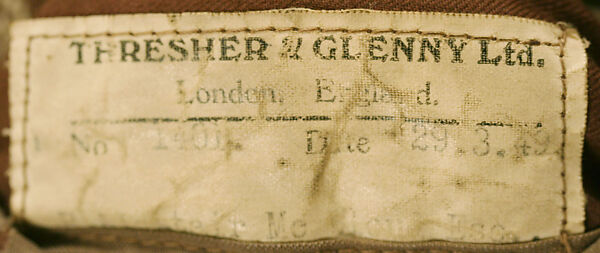 Suit, [no medium available], British