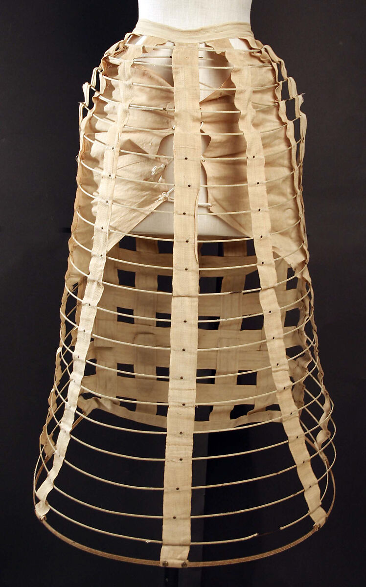 Cage crinoline, [no medium available], American or European