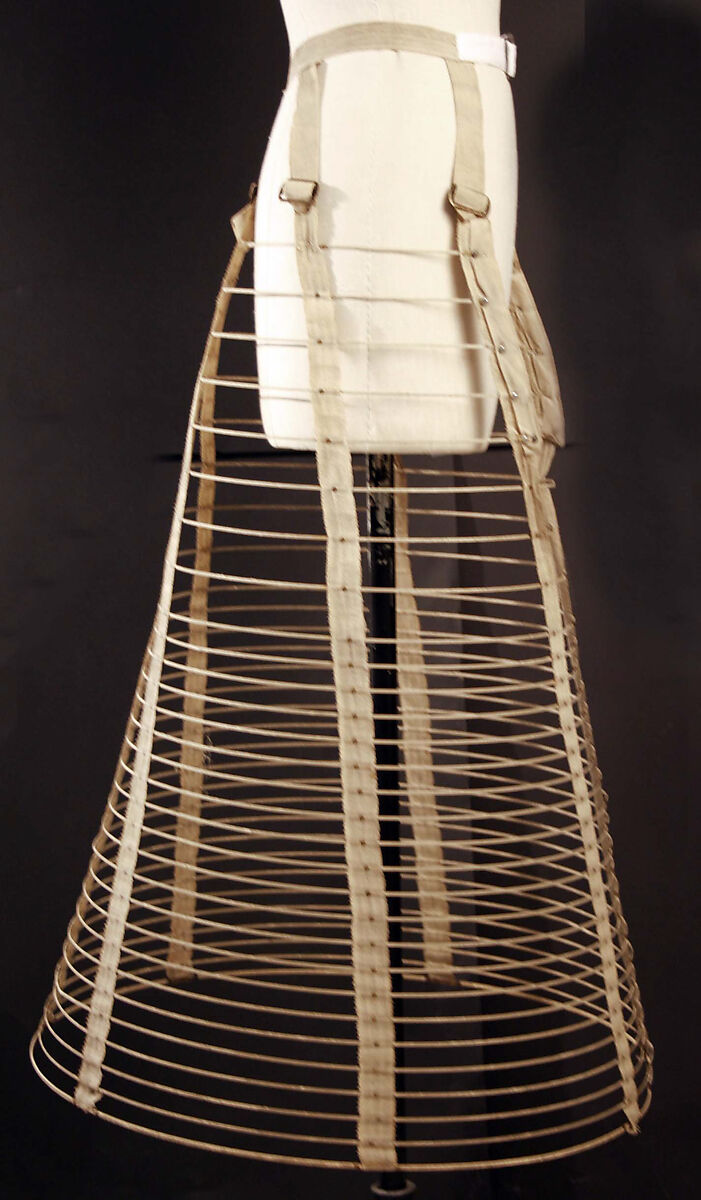 Cage crinoline, [no medium available], American or European