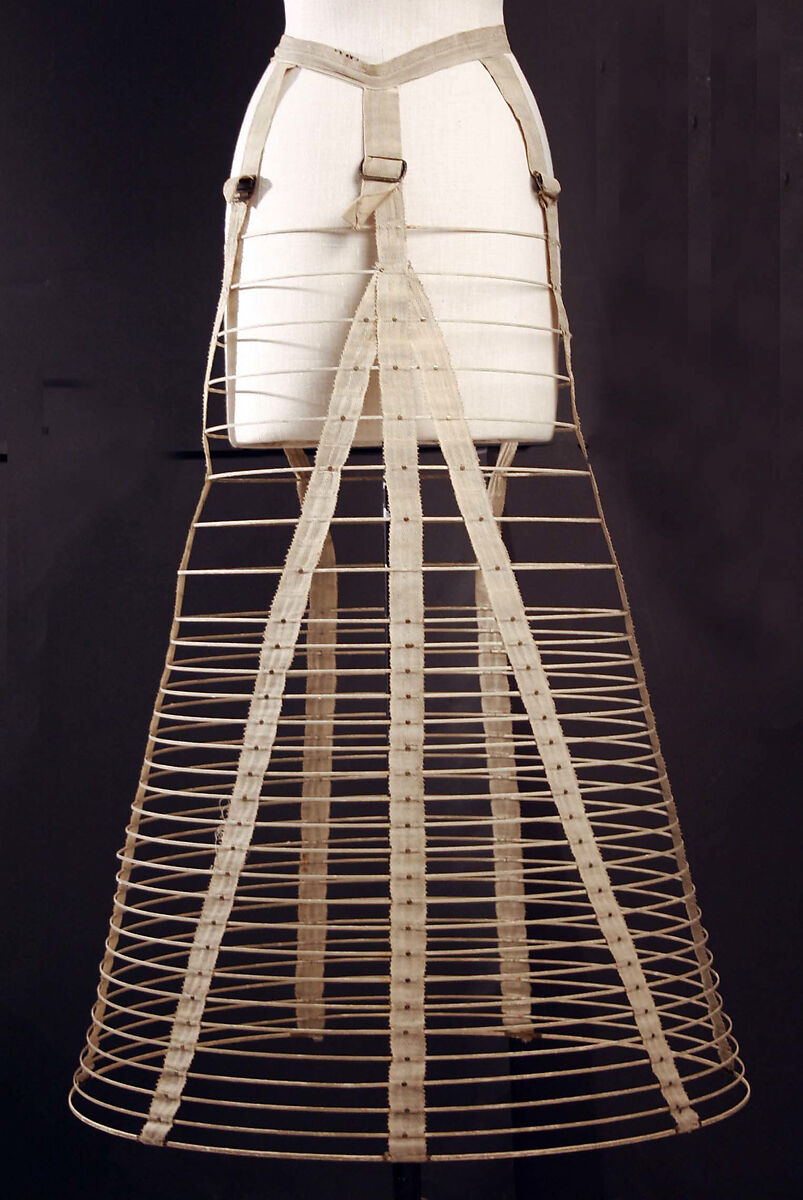 Cage crinoline, [no medium available], American or European