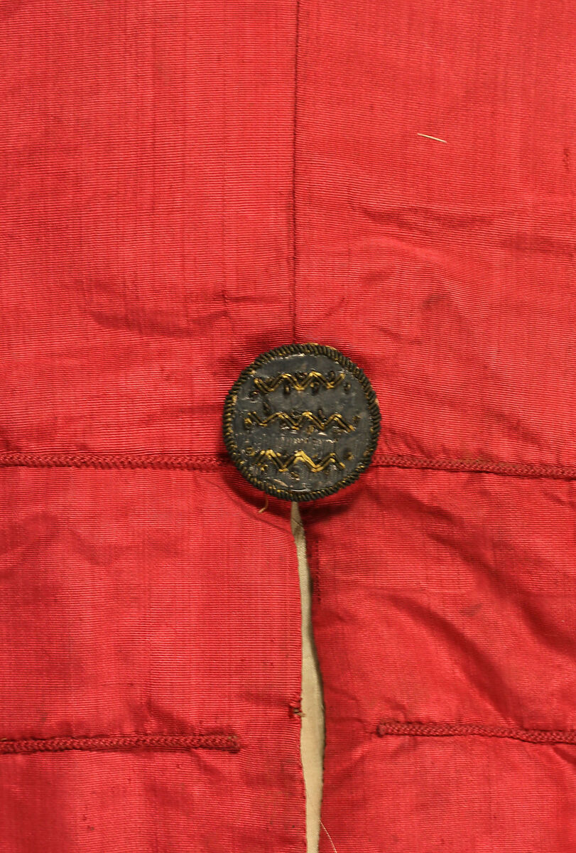 Coat, silk, American or European