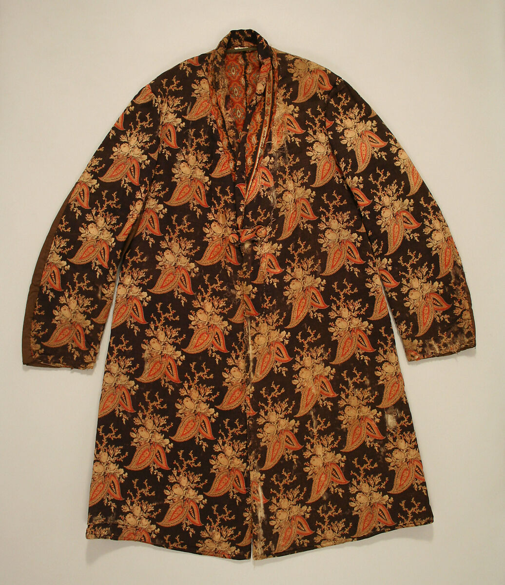 Dressing gown, wool, American or European 