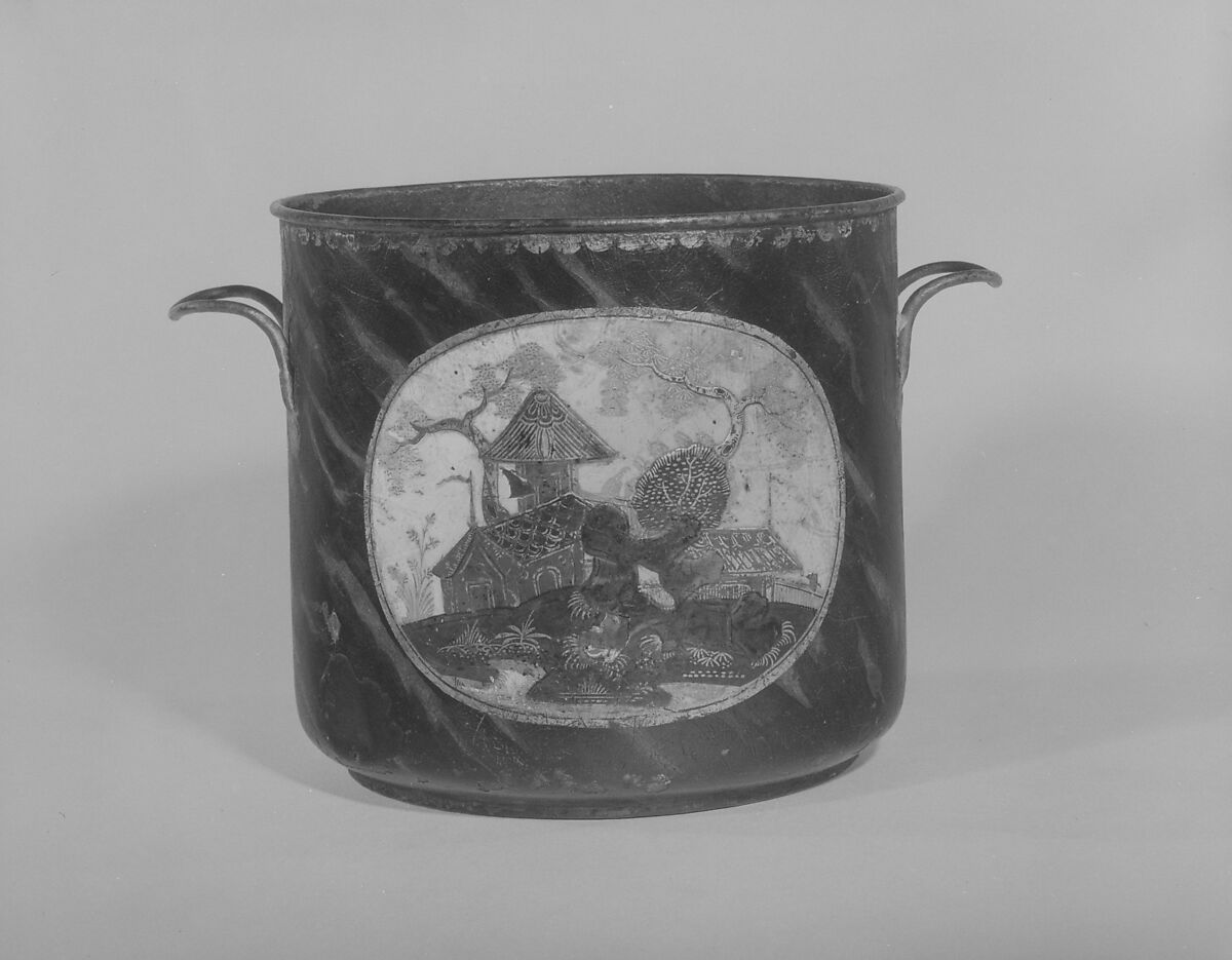 Cachepot, Probably tin 