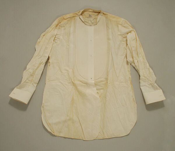 Shirt, Budd (American, founded 1860), cotton, American 