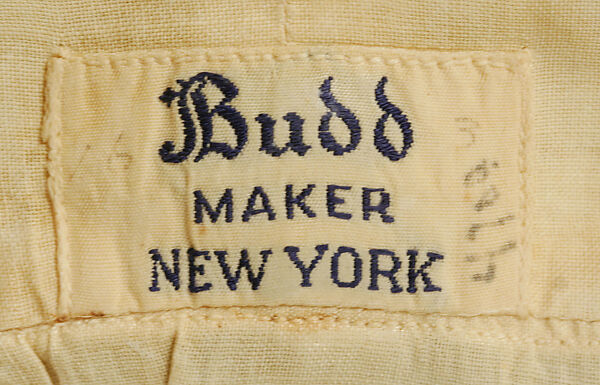 Shirt, Budd (American, founded 1860), cotton, American