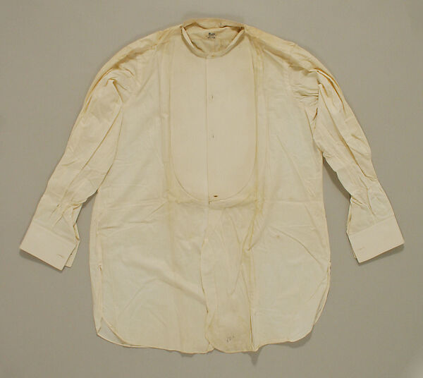 Shirt, Budd (American, founded 1860), cotton, American 