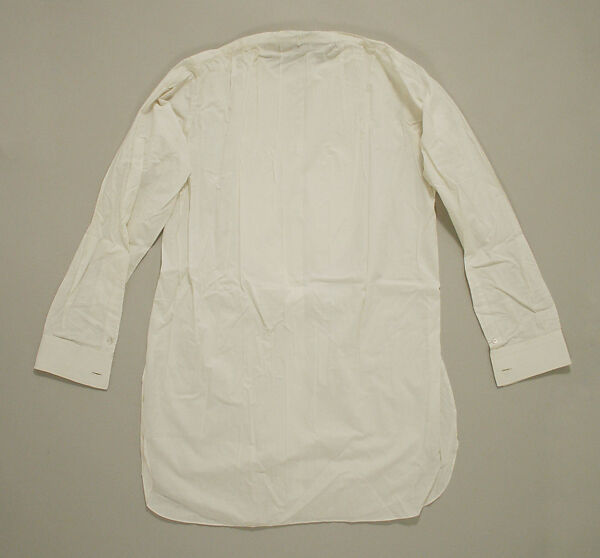 Evening shirt, linen, cotton, French