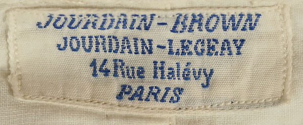 Evening shirt, linen, cotton, French