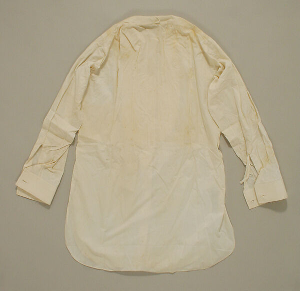 Evening shirt, linen, cotton, French