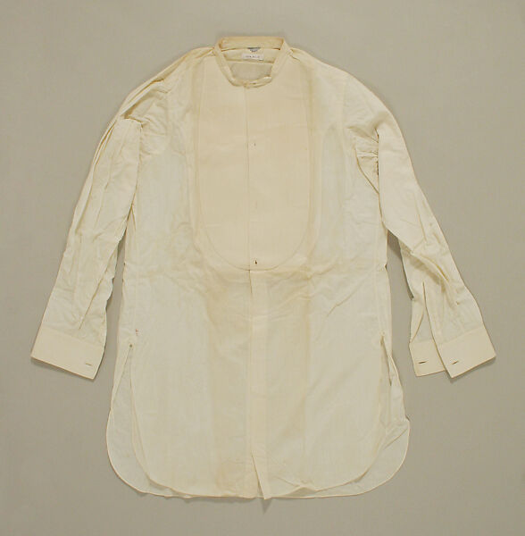 Evening shirt | French | The Metropolitan Museum of Art