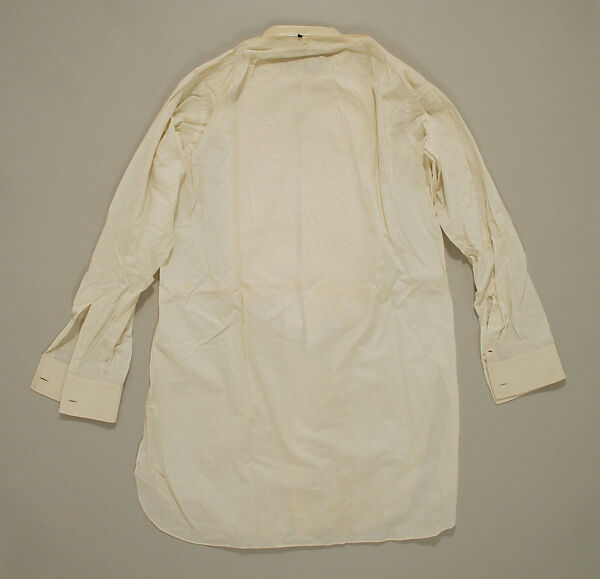 Evening shirt, linen, cotton, French