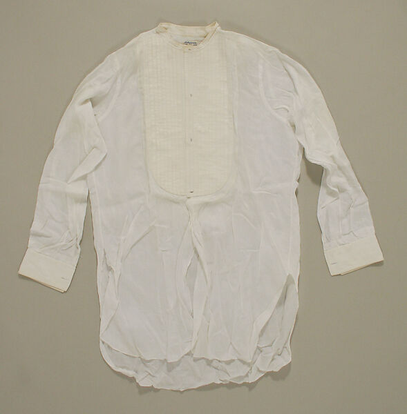 Shirt, linen, cotton, American or European 