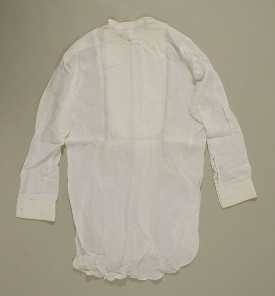 Shirt, linen, cotton, American or European