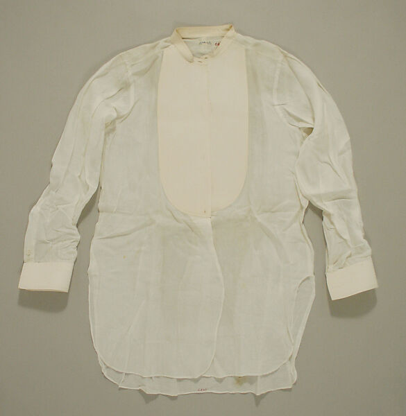 Shirt, linen, cotton, American or European 