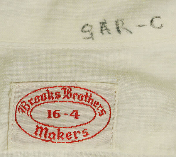 Shirt, Brooks Brothers (American, founded 1818), cotton, linen, American