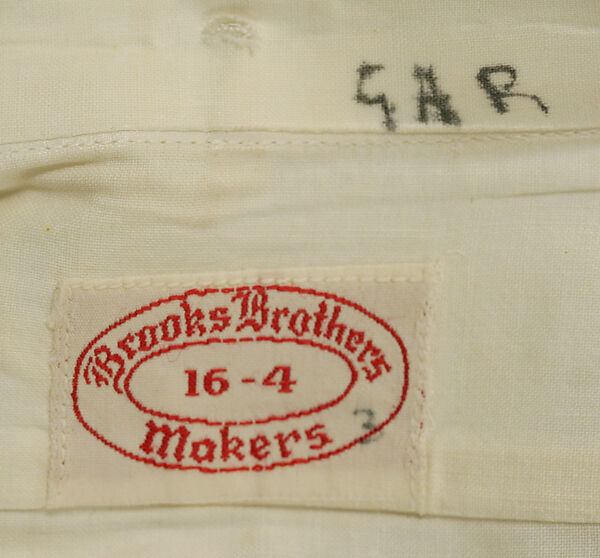 Shirt, Brooks Brothers (American, founded 1818), cotton, linen, American