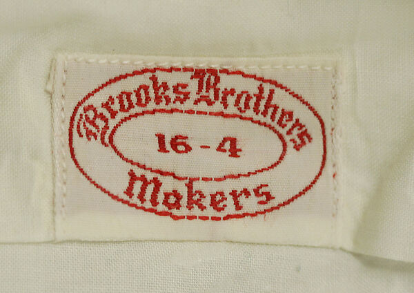 Shirt, Brooks Brothers (American, founded 1818), cotton, linen, American
