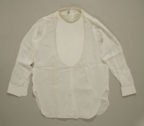 Shirt, F. R. Tripler &amp; Co. (American), cotton, linen, American 